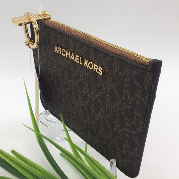 Jet Set Travel Sm TZ Coinpouch W ID Leather Brown - Picture 2 of 8